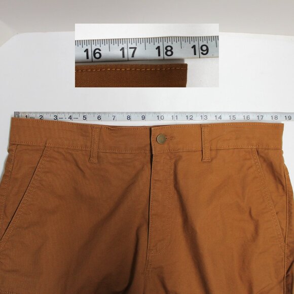 NWT Men's Size 36 Brahma 9" Inseam Relaxed Fit Canvas Shorts - Picture 8 of 14